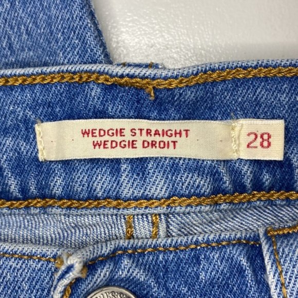 ❗️SOLD❗️Levi’s Wedgie Straight Leg Jeans Size 28 - Picture 8 of 16